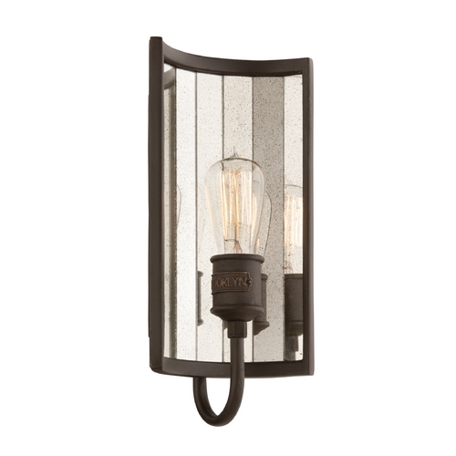 Troy Lighting Brooklyn Wall Sconce in Brooklyn Bronze by Troy Lighting B3141