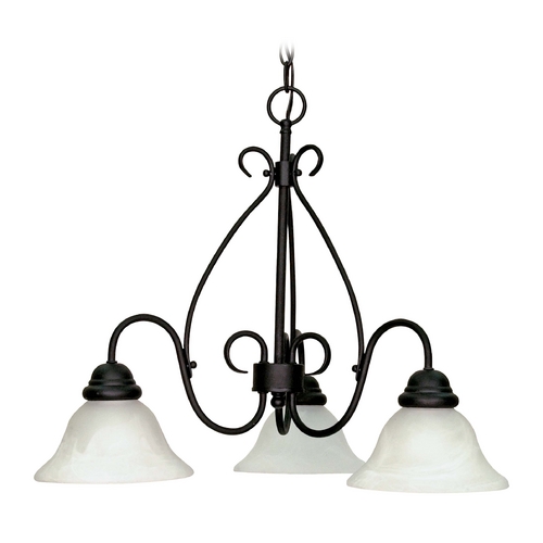Nuvo Lighting Chandelier in Textured Black by Nuvo Lighting 60/378