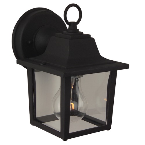 Craftmade Lighting 8-Inch Outdoor Wall Light in Textured Matte Black by Craftmade Lighting Z190-TB