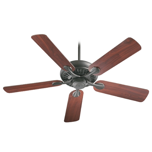 Pinnacle Old World Ceiling Fan Without Light by Quorum Lighting