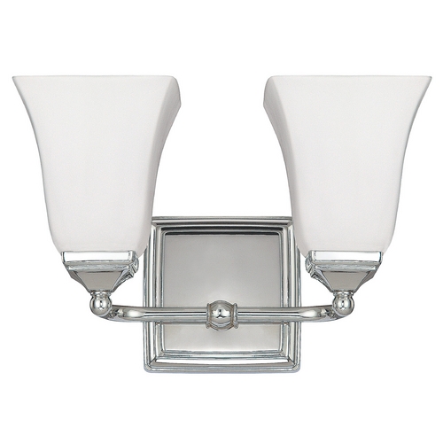 Capital Lighting Polished Nickel Bathroom Light by Capital Lighting 8452PN-119