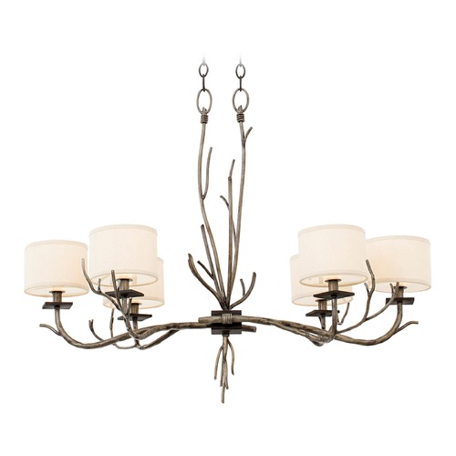 Denali Bronze Jewel Tone Chandelier by Kalco Lighting