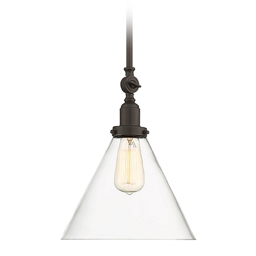 Drake English Bronze Pendant by Savoy House