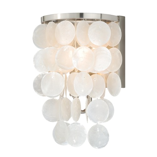 Elsa Satin Nickel Sconce by Vaxcel Lighting