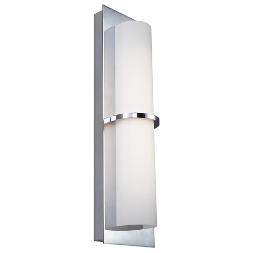 Cynder Chrome LED Sconce by Visual Comfort Studio