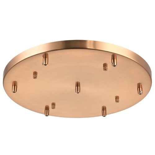 Multi Ceiling Canopy 120V Aged Gold Ceiling Adaptor by Matteo Lighting