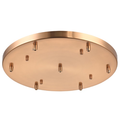 Matteo Lighting Multi Ceiling Canopy 120V Aged Gold Ceiling Adaptor by Matteo Lighting CP0107AG