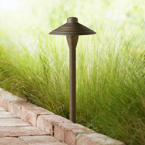 Hardy Island 15.50-Inch LED Path Light in Bronze by Hinkley Lighting