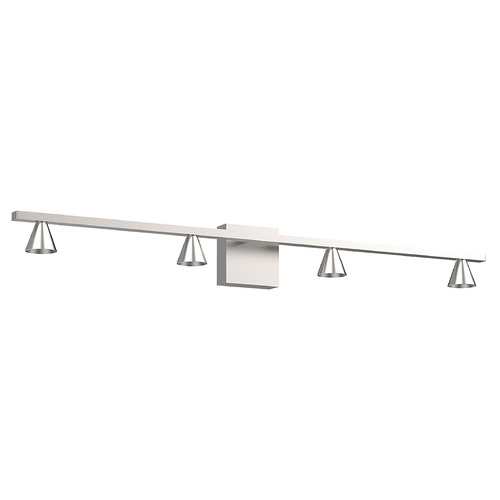 Dune 40.25-Inch 4-Light LED Vanity Light in Brushed Nickel by Kuzco Lighting