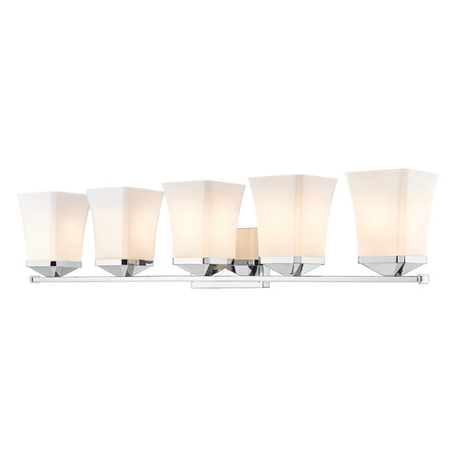 Z-Lite Darcy Chrome Bathroom Light by Z-Lite 1939-5V-CH