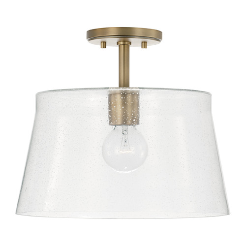 HomePlace by Capital Lighting Baker Medium Dual Mount Pendant in Aged Brass by HomePlace by Capital Lighting 246911AD