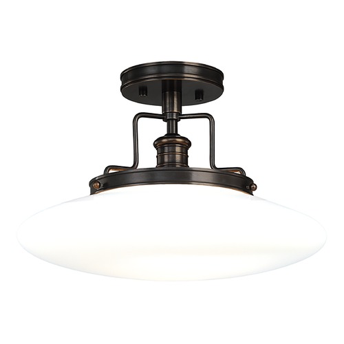 Hudson Valley Lighting Beacon 15-Inch Semi-Flush Mount in Old Bronze by Hudson Valley Lighting 4205-OB