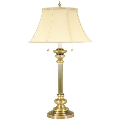 Newport Twin Pull Table Lamp in Antique Brass by House of Troy Lighting