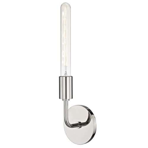 Mitzi by Hudson Valley Ava Polished Nickel Sconce by Mitzi by Hudson Valley H109101A-PN