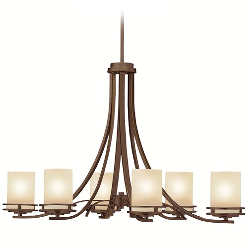 Kichler Lighting Hendrik 6-Light Oval Chandelier in Olde Bronze by Kichler Lighting 1673OZ