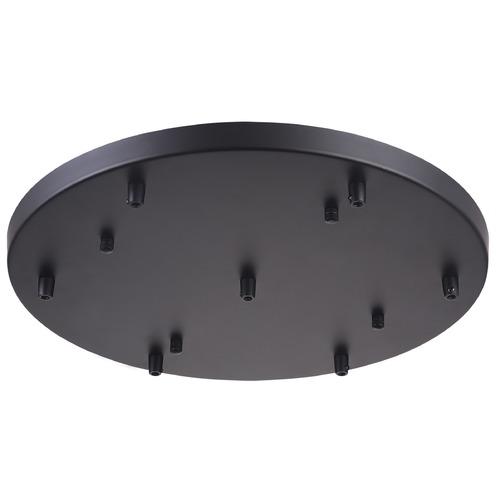 Matteo Lighting Multi Ceiling Canopy 120V Black Ceiling Adaptor by Matteo Lighting CP0107BK