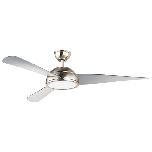Maxim Lighting Cupola Satin Nickel LED Ceiling Fan with Light