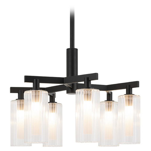 Matteo Lighting Kristof Black LED Chandelier