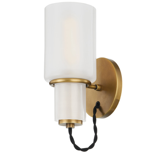 Troy Lighting Lincoln Patina Brass Sconce