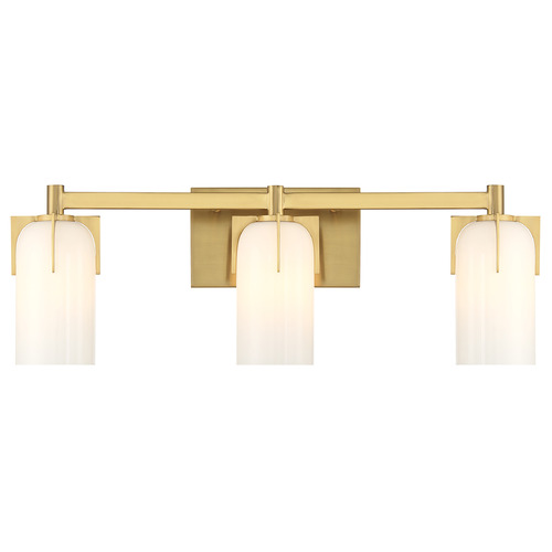 Savoy House Lighting Caldwell Warm Brass Bathroom Light
