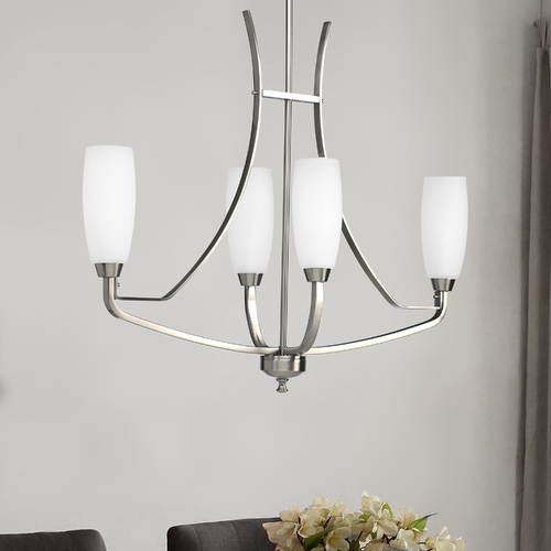 Progress Lighting Wisten 35-Inch Linear Chandelier in Brushed Nickel by Progress Lighting P4435-09