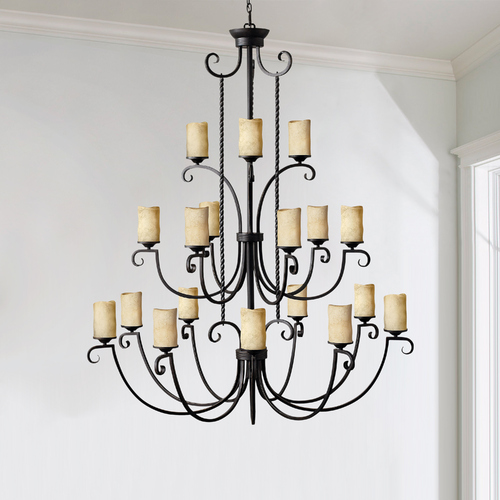 Hinkley 18-Light Chandelier in Olde Black by Hinkley Lighting 4309OL