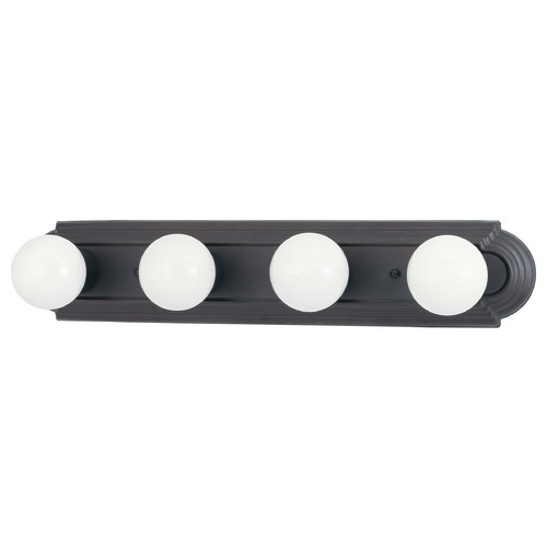 4-Light Racetrack Vanity Light Mahogany Bronze by Nuvo Lighting