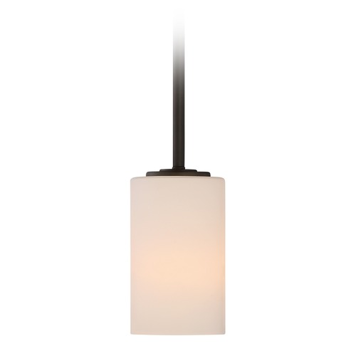 Willow Aged Bronze Mini Pendant by Nuvo Lighting