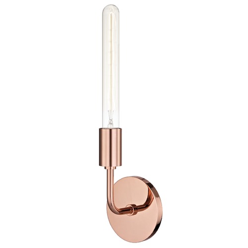 Mitzi by Hudson Valley Ava Polished Copper Sconce Mitzi by Hudson Valley H109101A-POC