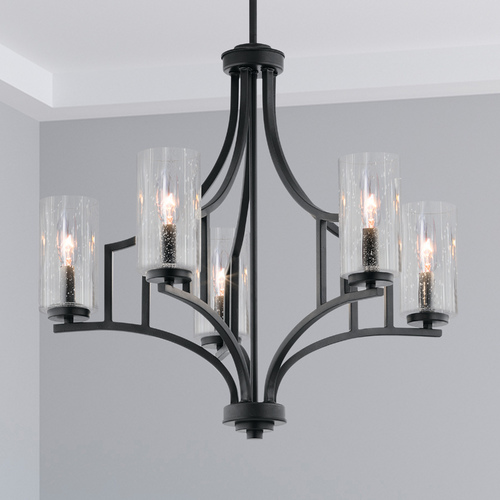 Kichler Lighting Vara 25.25-Inch Chandelier in Distressed Black by Kichler Lighting 44072DBK