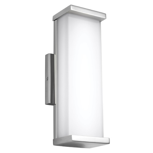 Generation Lighting Altron Polished Stainless Steel LED Outdoor Wall Light by Generation Lighting WB1862PST-L1