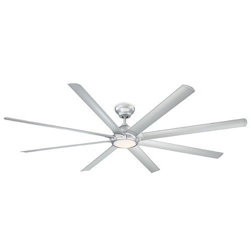 Hydra 96-Inch LED Outdoor Fan in Titanium Silver by Modern Forms