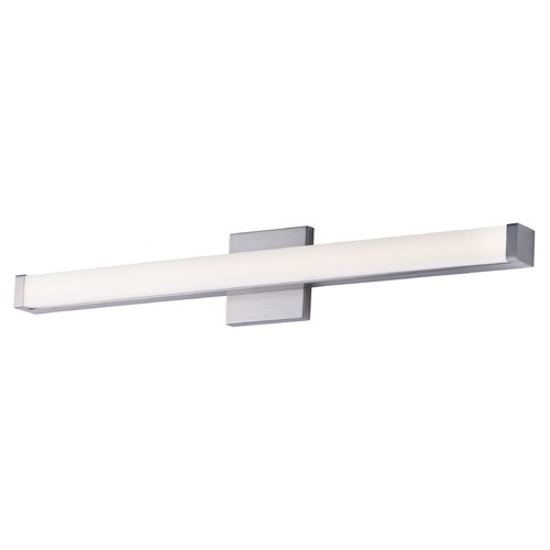 Spec Vanity Satin Nickel LED Vertical Bathroom Light by Maxim Lighting