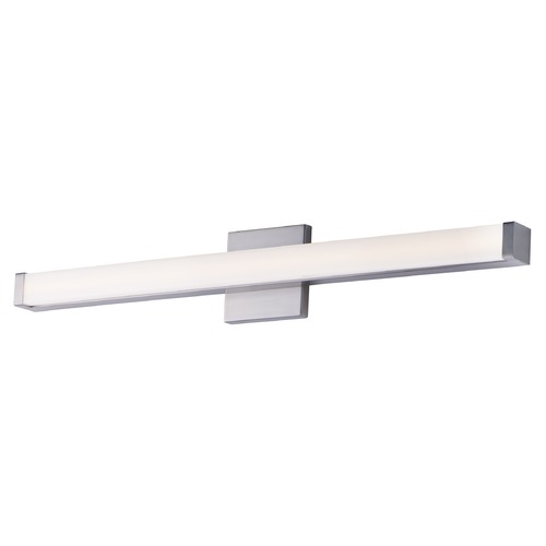 Maxim Lighting Spec Vanity Satin Nickel LED Vertical Bathroom Light by Maxim Lighting 52004SN