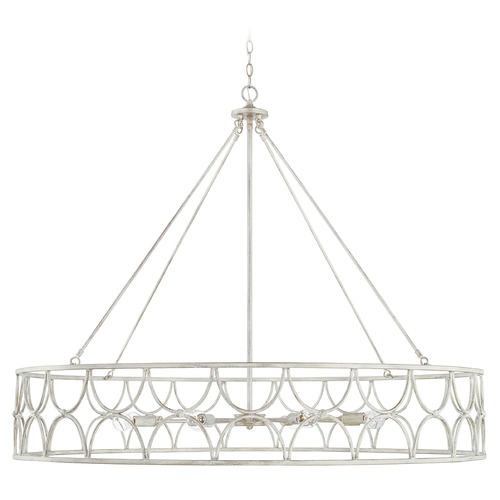 Ricci 48-Inch Chandelier in Winter White by HomePlace by Capital Lighting