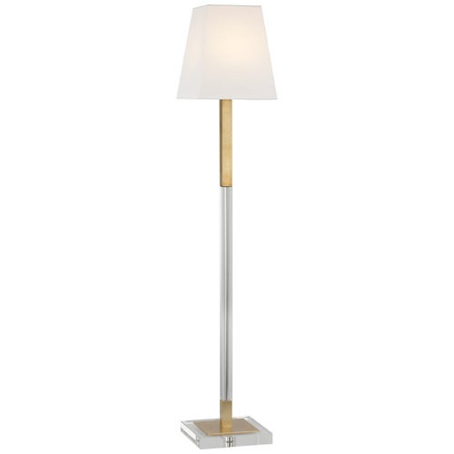 Visual Comfort Signature Collection Chapman & Myers Reagan Reading Floor Lamp in Brass by Visual Comfort Signature CHA9912ABCGL