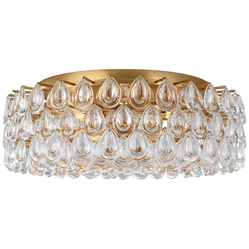 Aerin Liscia Large Flush Mount in Gild by Visual Comfort Signature