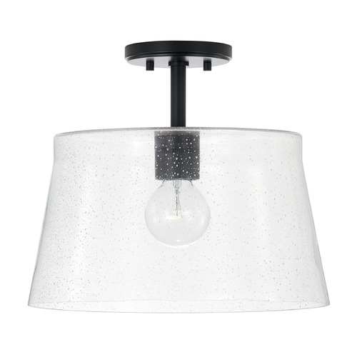 Baker Medium Dual Mount Pendant in Matte Black by HomePlace by Capital Lighting