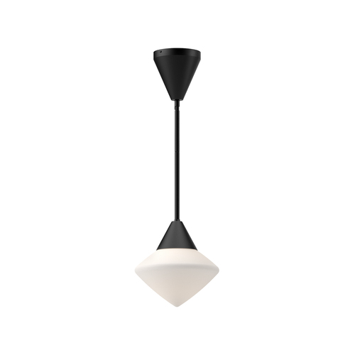Alora Lighting Nora Matte Black Mini-Pendant Light with Conical Shade