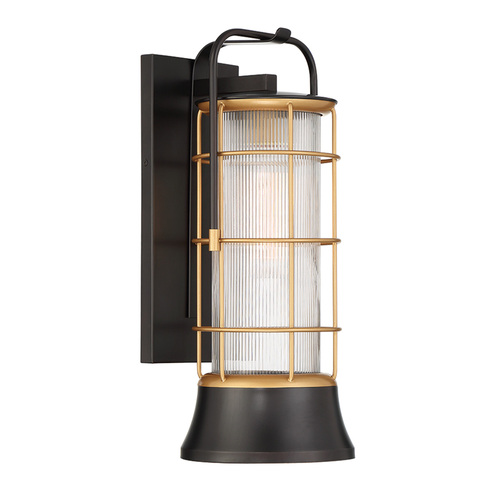 Rivamar 20-Inch Outdoor Wall Light in Gold & Black by Eurofase