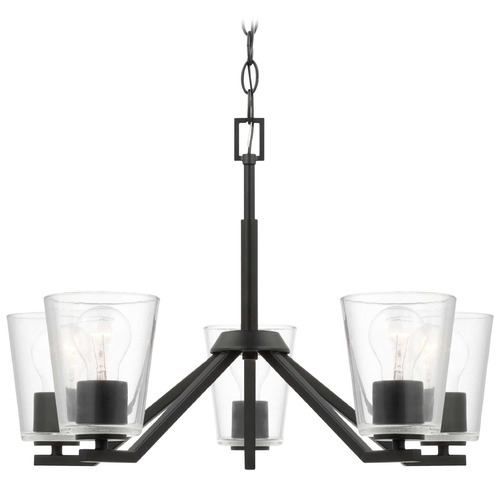 Progress Lighting Progress Lighting Vertex Matte Black Chandelier P400341-31M