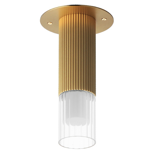 Et2 Reeds Gold LED Flushmount Light