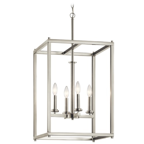 Crosby 31-Inch High Brushed Nickel Pendant by Kichler Lighting