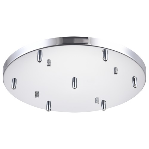 Multi Ceiling Canopy 120V Chrome Ceiling Adaptor by Matteo Lighting