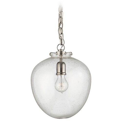 Thomas OBrien Katie Acorn Pendant in Nickel by Visual Comfort Signature