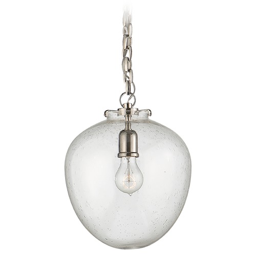 Visual Comfort Signature Collection Thomas OBrien Katie Acorn Pendant in Nickel by Visual Comfort Signature TOB5226PNG2SG