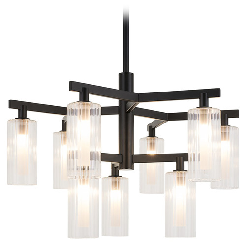 Matteo Lighting Kristof Black LED Chandelier