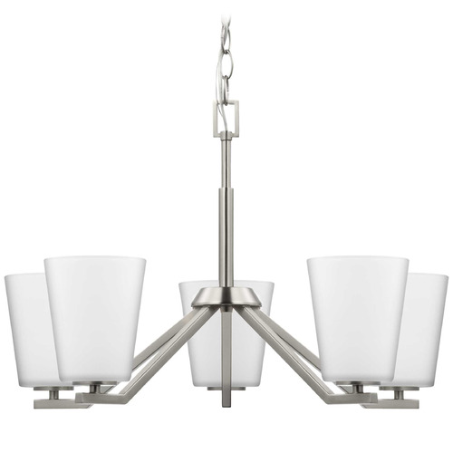 Progress Lighting Progress Lighting Vertex Brushed Nickel Chandelier P400343-009