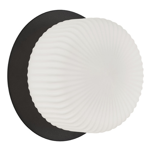 Knobbel Matte Black LED Sconce by Matteo Lighting
