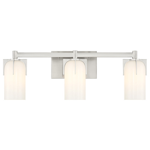 Savoy House Lighting Caldwell Satin Nickel Bathroom Light